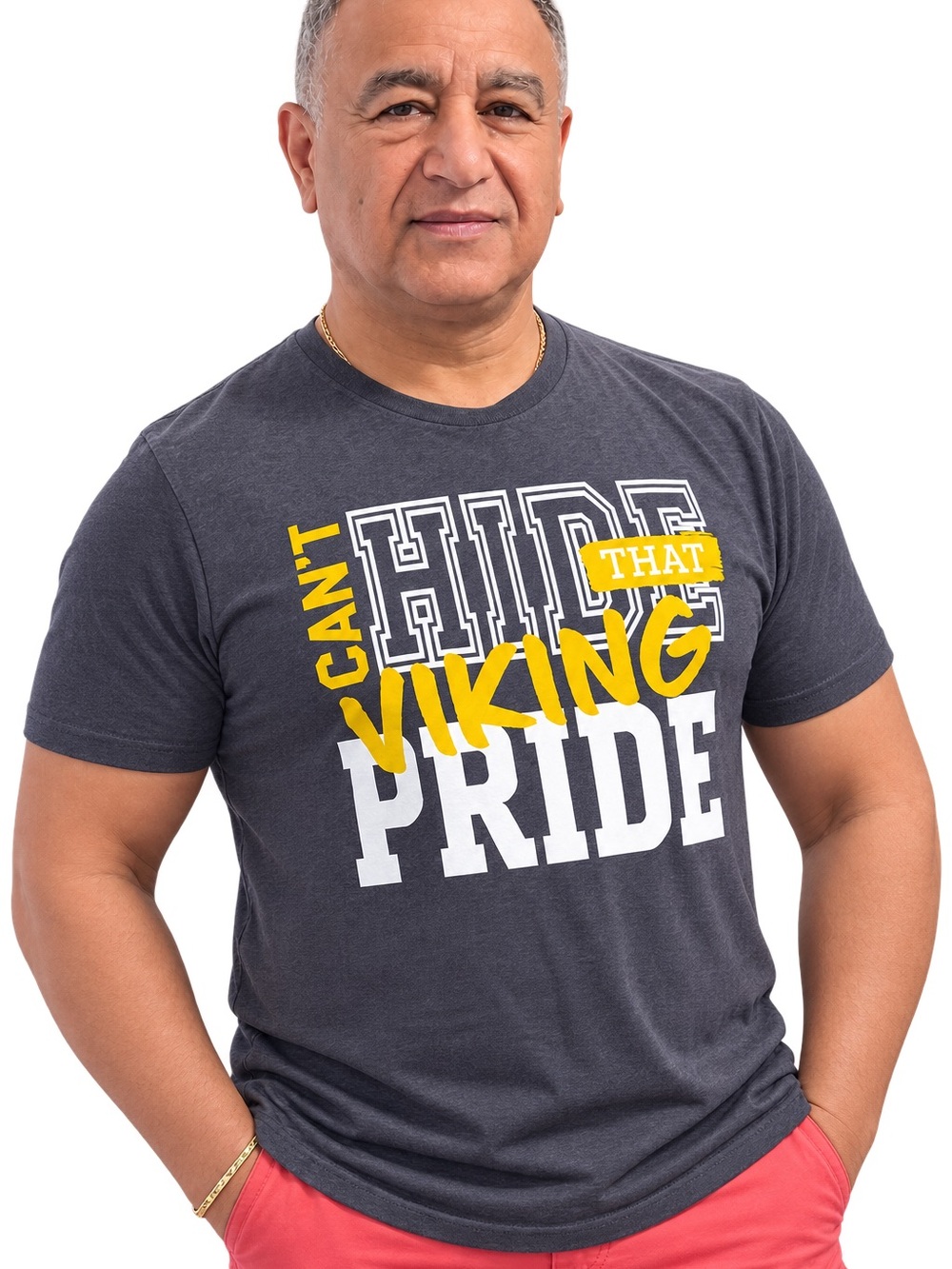 Men's Charcoal 'Viking Pride' Graphic Short-Sleeve Tee bundle of 4 T-shirts